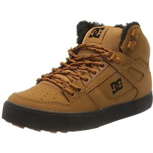 DC Shoes Pure High Top Wc Winter Skateboardschoenen voor heren, Wheat Black, 46 EU