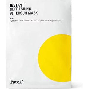 Face D - Instant Refreshing Aftersun Mask - Kalmerend - Hydraterend - 1 st