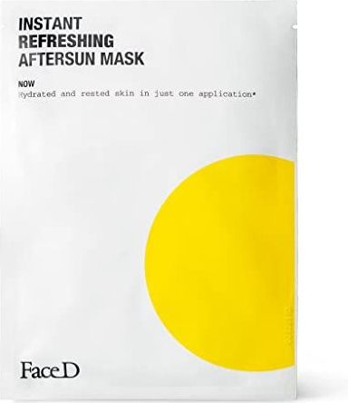 Face D - Instant Refreshing Aftersun Mask - Kalmerend - Hydraterend - 1 st