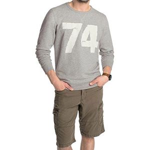 ESPRIT heren sweatshirt met print - slim fit 074EE2J001