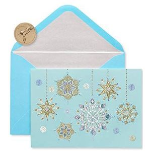 Papyrus hangende sneeuwvlokken Boxed Holiday Cards, 12-Count