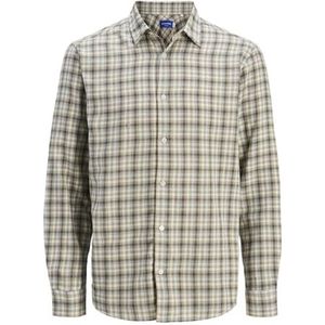 Jorjoshua Ls Ln Flannel Check Shirt, Silver Sage, XS