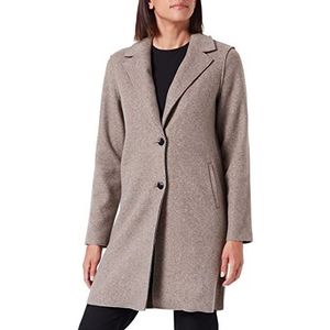 ONLY OnLCARRIE Bonded Coat OTW NOOS Jacket, Caribou/Detail:Melange, XXL