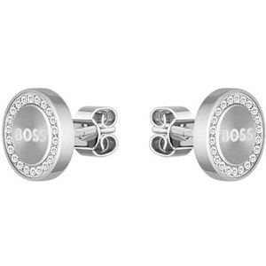 BOSS - IONA - Oorknopjes - Roestvrij Staal - Versierd met Kristallen