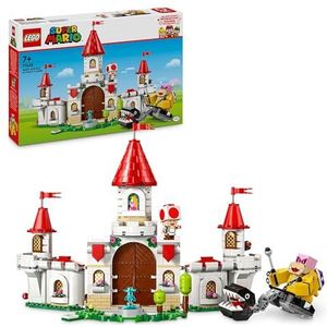 LEGO Super Mario Gevecht met Roy bij Peach' kasteel, Speelgoed voor Kinderen, Nintendo Game Personages Set, Avontuurlijk Cadeau voor Meisjes, Jongens en Gamers van 7 jaar en ouder 71435