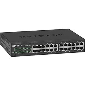 NETGEAR Unmanaged Switch - GS324 - 24 Gigabit Ethernet poorten 10/100/1000 Mbps