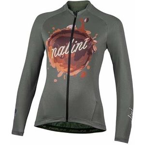 Nalini 03013501100C000.10 BASCOFFEE Lady Jersey Dames T-Shirt Groen/Grijs S, Groen/Grijs, S