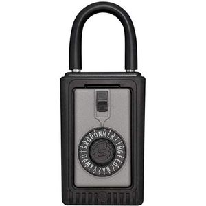 Kidde AccessPoint 001012 KeySafe Origineel 3-Key Draagbaar, Draaiknop, Titanium Grijs