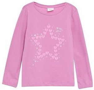 T-shirt - Glitterprint - Lange Mouwen - Junioren