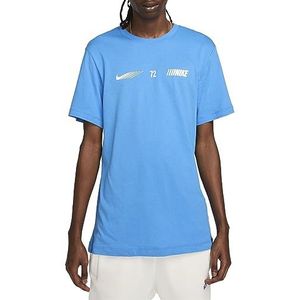 Nike FN4898-435 M NSW Si Tee T-shirt heren LT Photo Blue maat 2XL, LT Photo Blue, XXL