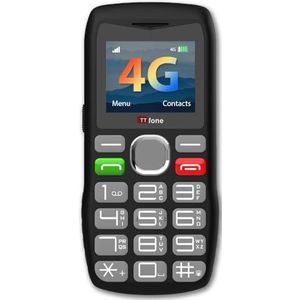 TTfone TT890 - 4G-telefoon - Eenvoudig te Bedienen - Met Grote Toetsen - Noodknop - USB-C-opladen - Bluetooth - Camera