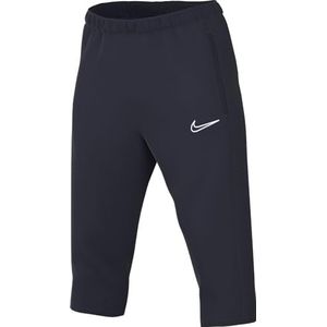 Nike Heren Broek M Nk Df Acd23 3/4 Broek Kp, Obsidiaan/Obsidiaan/Wit., DR1365-451, XS