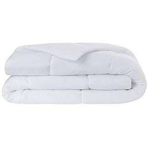 Todocama Dekbed van mijtdichte vezels, herfst/winter, 300 g/m², wit (alle maten beschikbaar) (bedden 105/120-180 x 220 cm)
