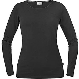 Texstar WT17 Stretch Dames T-shirt Lange Mouwen | Zwart | L