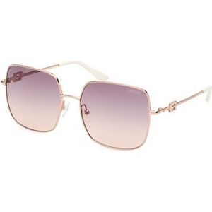 Guess GU7906-H zonnebril, dames, glanzend roségoud (roze), eenheidsmaat