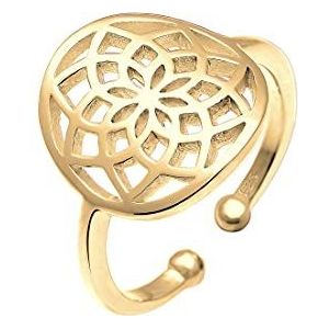 Elli Ring Dames Dromenvanger Boho in 925 Sterling Zilver Rose Goud Geplateerd