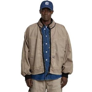 G-STAR RAW Heren oversized denim bomber, Groen (Flint Grey Gd D26176-d491-h120), M