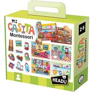 HEADU Mi Casa Montessori, educatief spel voor kinderen en meisjes van 2 tot 5 jaar