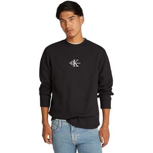 Calvin Klein - Sweatshirt - Zwart - Katoen