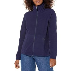 Amazon Essentials Dames Classic-Fit Full-Zip Polar Soft Fleece Jacket (verkrijgbaar in grote maten), marineblauw, Large