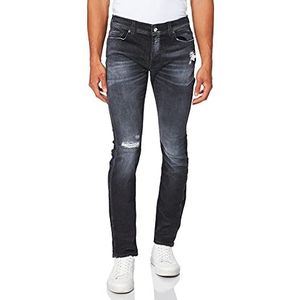7 For All Mankind Ronnie Shook Up Black Jeans voor heren