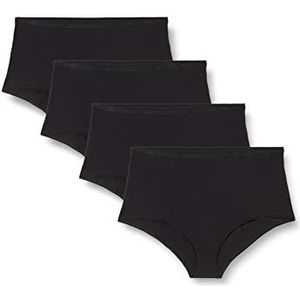 Playtex - Midi Slips - Zwart - Bio Katoen - Set van 4
