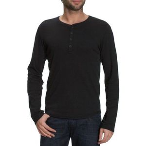 ESPRIT T-shirt, ronde hals, lange mouwen K30624 herenshirts/shirt met lange mouwen, zwart (001), 48 NL