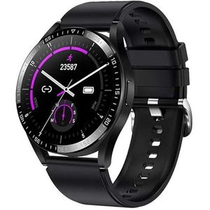 PRENDELUZ Smartwatch, zwart, smartwatch met oproepfunctie, Bluetooth, touchscreen