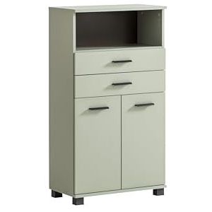 Schildmeyer Highboard Palermo, houtmateriaal, pistache, 59,8 x 32,6 x 110,5 cm (B/D/H)