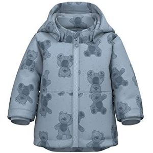 NAME IT Baby-jongens NBMMAX Jacket Teddy Jacket, Blue Fog, 80, blauw, 80 cm