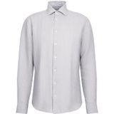 Seidensticker - Chemise - Grijs - 100% Lin