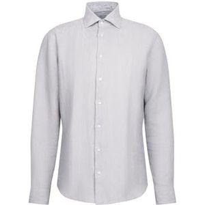 Seidensticker - Chemise - Grijs - 100% Lin