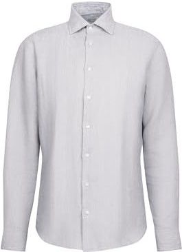 Seidensticker - Chemise - Grijs - 100% Lin