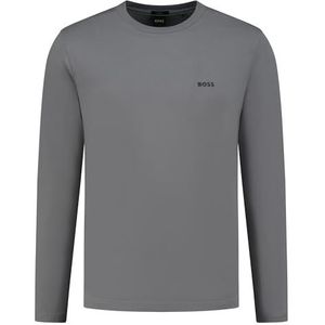 BOSS T-shirt voor heren met lange mouwen, Medium Grey36, M