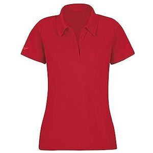 Trigema Poloshirt voor dames zonder knoopsluiting, rood (kers 036), XS