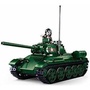 SLUBAN ModelBricks T34-85 Tank 497 stuks