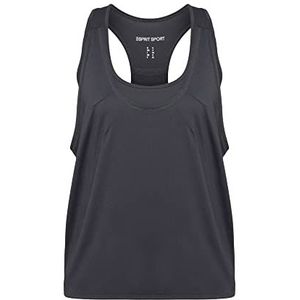 ESPRIT Sports Dames RCS top ED yoga-shirt, zwart, L