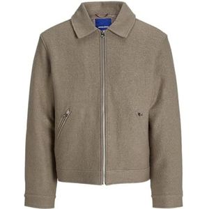JACK & JONES Jormeadows Boucle Jacket, Taupe Gray, XS, Taupe Gray, XS