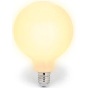 Opaal LED filament lamp, Globe G125, 18W / 2500lm, E27 fitting, 3000K