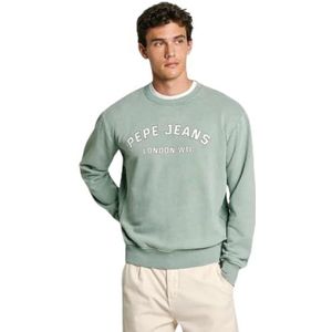 Pepe Jeans Heren Aldridge Crew, Sweatshirt, Groen, XS, Groen (Winter Mint Groen), XS