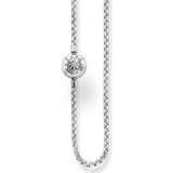 Thomas Sabo Unisex ketting Karma Beads 925 sterling zilver KK0001-001-12, 50,00 cm, Sterling zilver, Geen edelsteen