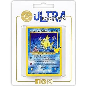 Magicarpe Brillant (Shinig Magikarp) 66/64 Classic Collection Holo - Ultraboost X Epée et Bouclier - Célébrations - 25 ans - Doos met 10 Franse Pokemon kaarten