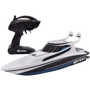 4SPEED by Silverlit - Speedboot op afstand bestuurbare boot - 2,4 Ghz - Wit en Zwart - 34 cm