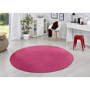 Hanse Home Fancy tapijt, polypropyleen, roze, ø 133 cm