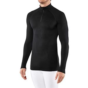 FALKE Functioneel shirt met lange mouwen, maximaal warm, functioneel materiaal, heren, zwart, blauw, ademend ondergoed voor sport, zeer warm, sneldrogend voor koude tot zeer koude temperaturen, 1 stuk