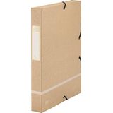 ELBA 100200413 verzamelbox Touareg in beige verpakking van 10 stuks voor DIN A4-formaten van recyclebaar TCF-papier schriftenverzamelaar boekdoos archief voor kantoor en mobiele organisatie