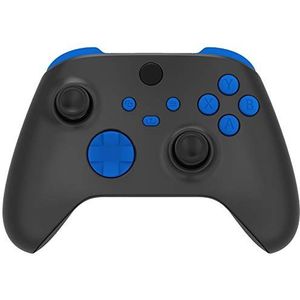 eXtremeRate Knoppen Buttons voor Xbox Serie S X Controller,Vervangende Toetsen LB RB LT RT Bumpers Triggers D-pad ABXY Start Back Sync Share voor Xbox Serie X/S Controller-Blauw