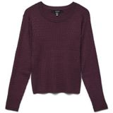 VERO MODA Trui 'VMSILJE'  wijnrood