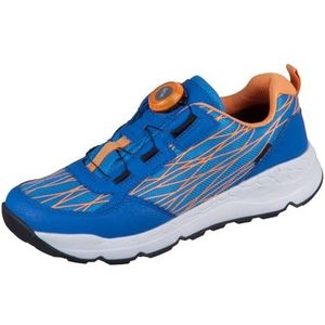 Superfit Free Ride Gore-Tex Sneaker, blauw/oranje 8010, 38 EU Breed, blauw oranje 8010, 38 EU Breed