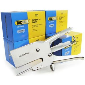 Tacwise 1199 HD-73 nietmachine met 5 boxen à 5.000 nietjes type 73/12 mm